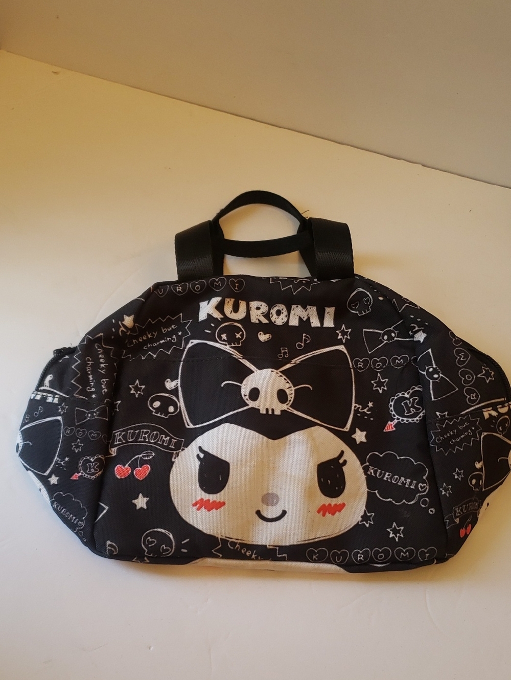 Kuromi Hello Kitty Black Lunch Bag Sanrio